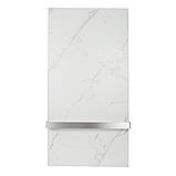 Керамічна рушникосушарка Flyme 600ТW з однією ручкою (колір білий камінь), фото 4