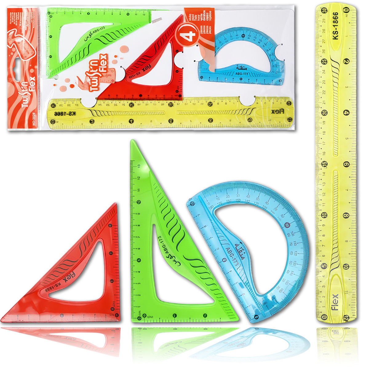 Набір трикутників неломайка 30см, фото 1