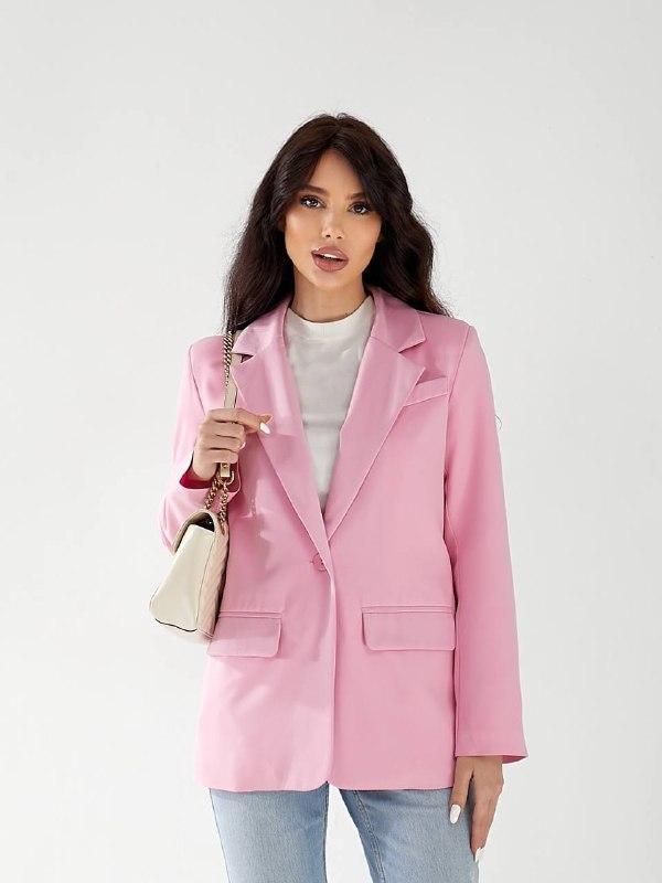 Жіночий піджак; Колір чорний,шоколад, рожевий; Розміри S. M. L. XL XXL. ;, фото 1