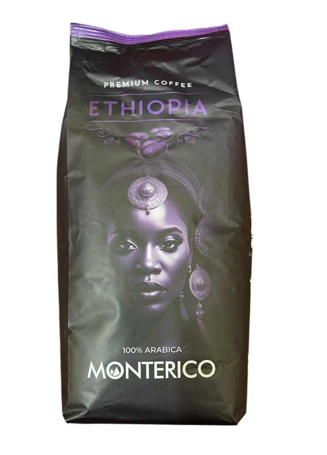 Кава в зернах Monterico Ethiopia 100% Арабіка Premium, 1000 г, фото 1