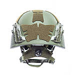 Балістичний шолом Sestan-Busch NIJ IIIA BK-ACH Оливковий (Ranger Green) - M (53-57), фото 3