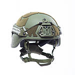 Балістичний шолом Sestan-Busch NIJ IIIA BK-ACH Оливковий (Ranger Green) - M (53-57), фото 2