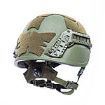 Балістичний шолом Sestan-Busch NIJ IIIA BK-ACH Оливковий (Ranger Green) - M (53-57), фото 5