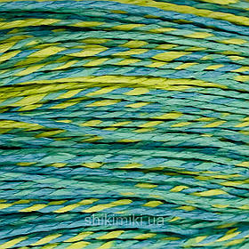 Пряжа Raffia кручена меланжева "Лагуна"