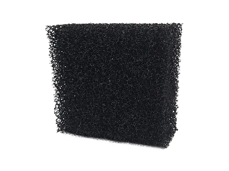 Фільтрувальна губка, 10х10х 5 см, крупнопориста, чорна., фото 1