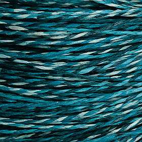 Пряжа Raffia кручена меланжева "Море"