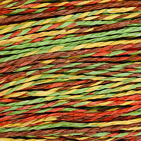 Пряжа Raffia кручена меланжева "Маракуя"