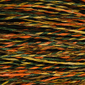 Пряжа Raffia кручена меланжева "Осінь"