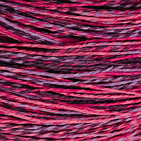 Пряжа Raffia кручена меланжева "Малина"