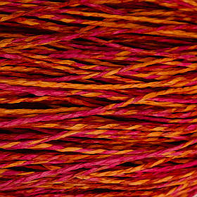 Пряжа Raffia кручена меланжева "Вогник"