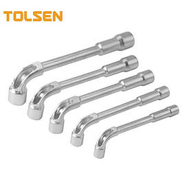 Набір торцевих ключів тип-L 8-10-12-13-17 мм 5 шт. Tolsen 15085
