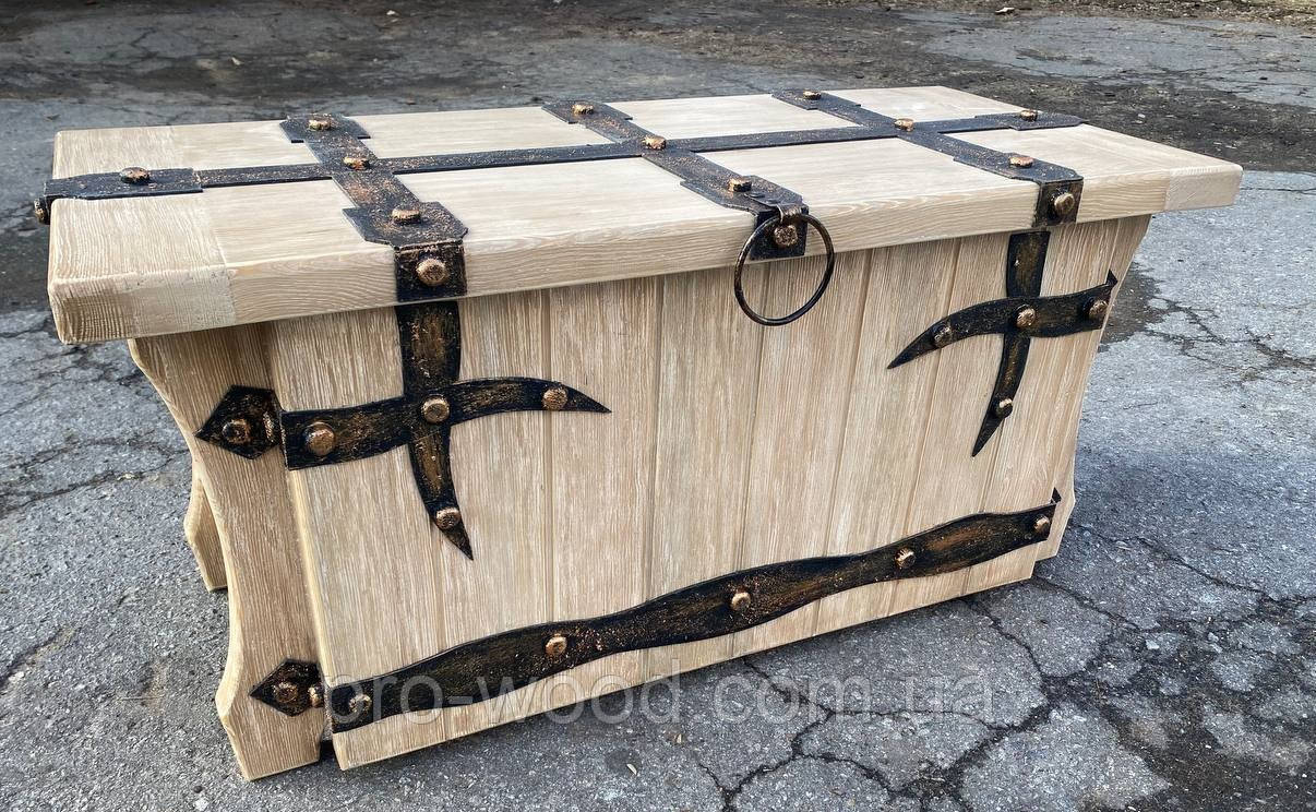 Сундук дерев'яний для зберігання, фото 1