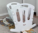 Ліжечко для ляльок 8001 Мася, біле, фото 4