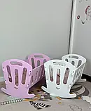 Ліжечко для ляльок 8001 Мася, світло-рожеве, фото 2