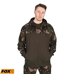 Толстовка Fox Lightweight Khaki / Camo Split Zip Hoodie
