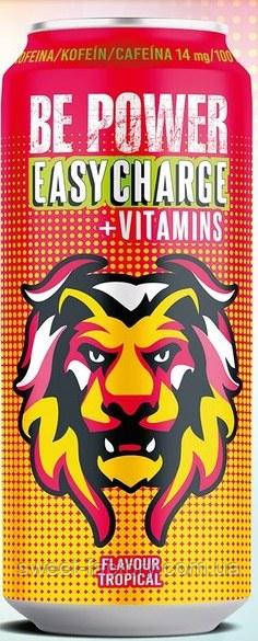 Енергетик Be Power Easy Charge Tropical 500ml, фото 1