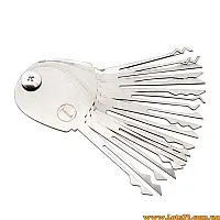 Набір відмичок жиглерів прочосів майстер ключ аварійне відкриття авто дверей універсальні інструменти для відчинення замків прочос