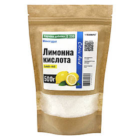 Лимонна кислота 500 г Харчова добавка Е 330