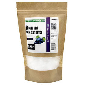 Винна кислота ТМ Клебріг 500 г Харчова добавка Е 334