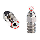 Сопло MK8 для 3Д-принтерів Creality Ender-3 V2/ -3 V3/ -3 V3 SE/ 5/ 5 Pro/ 5 Plus/ 7, Хромоцирконієва мідь, M6X1,, фото 7