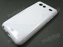 Полімерний TPU чехол Samsung Advance I9070 (білий)