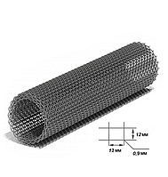 Сетка для отсечки бетона 12*12 0,9мм тканная низкоуглеродистая рулоны 30 м2