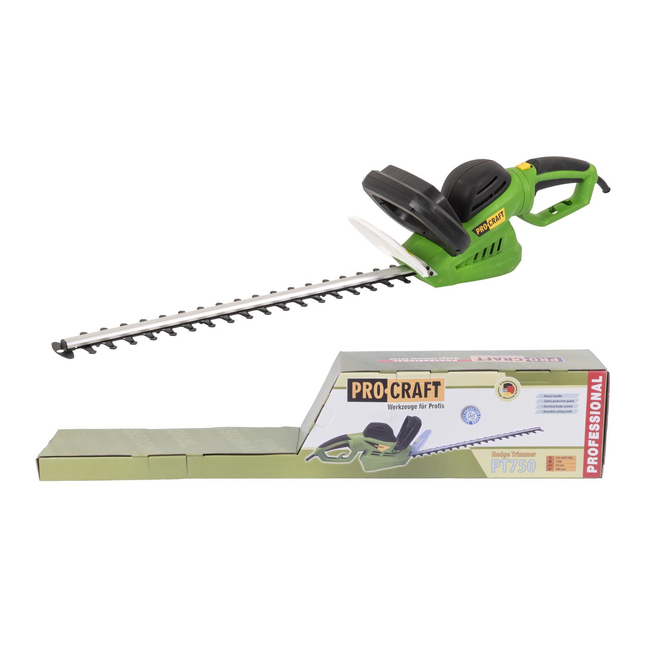 Кущоріз електричний (610/24 мм, 600 Вт) Procraft PT750, фото 1