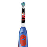 Дитяча електрична зубна щітка з насадками та батарейками Oral-B Stages Power «Тачки» для дітей від 3 років, фото 4