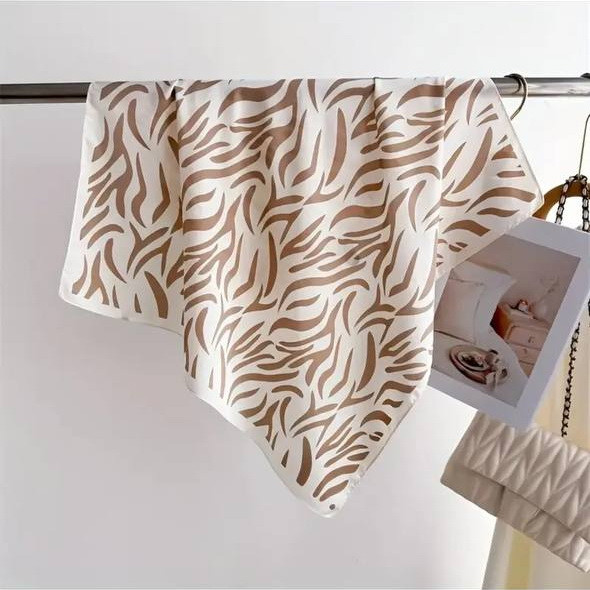 Ніжна шовкова хустка "Грета зебра" 224039, фото 1