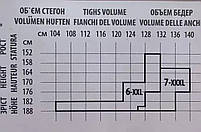 Колготки в горошок великого розміру Giulia Positive Amalia 40 чорного кольору розміри 6,7, фото 9