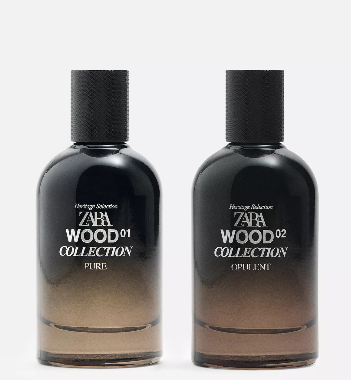 Набір чоловічої парфумованої води Zara WOOD COLLECTION 01 + 02 2x100мл