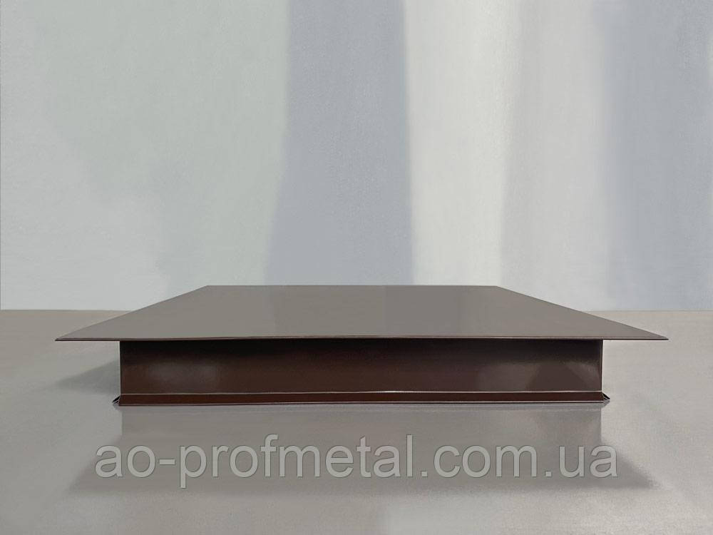 Плоский ковпак у кольорі RAL 8017  глянець від виробника., фото 1