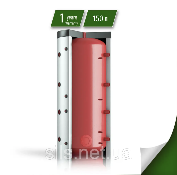 Буферна ємність Теплобак ВТА-4 150 л. з чорної сталі для теплових насосів, фото 1