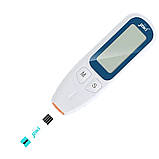 Портативний електронний глюкометр JZK-206 для вимірювання рівня цукру в крові з ланцетами та тест-смужками, фото 6