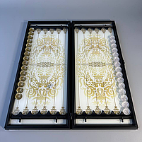 Нарди зі скла Візерунок довгі нарди та короткі нарди 61×27×5см, фото 3