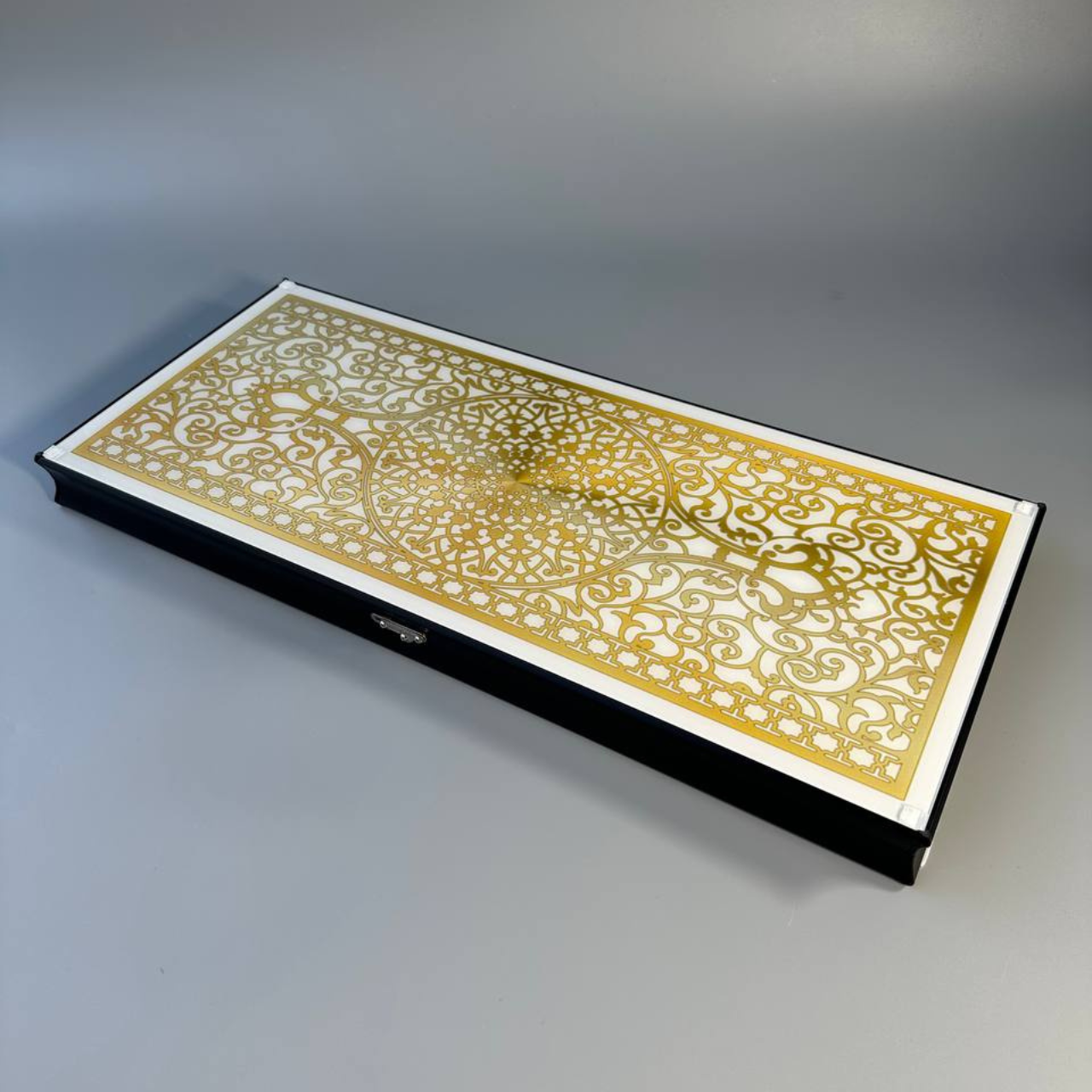 Нарди зі скла Візерунок довгі нарди та короткі нарди 61×27×5см, фото 1