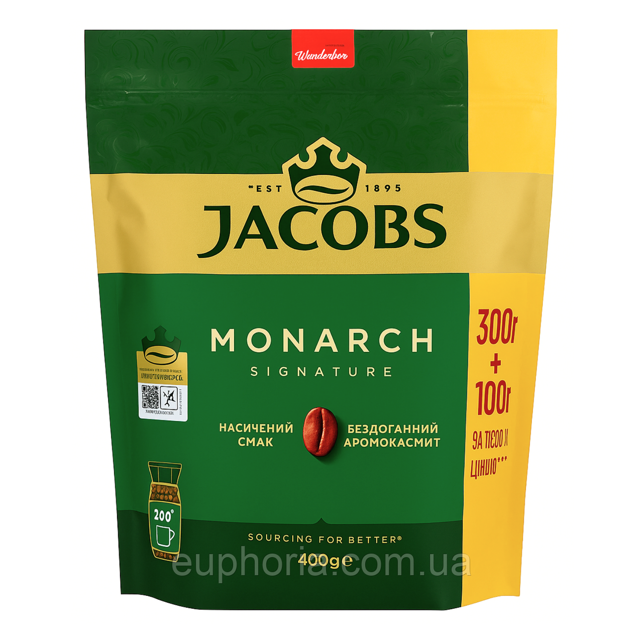 Кава розчинна Jacobs Monarch 400 г Original
