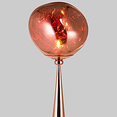 Торшер дизайнерський "Melt" мідний з плафоном 38см (93-F01-1), фото 3