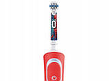 Електрична зубна щітка з насадками Oral-B Vitality 100 Kids Spiderman для дітей від 3 років, фото 7