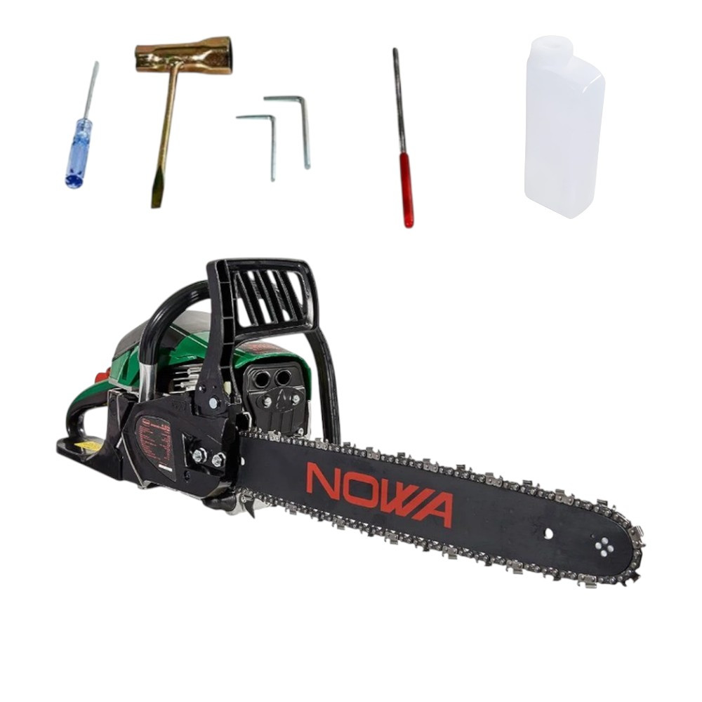 Бензопила для заготівлі дров 52 см³ 3,1 кВт Nowa PL 5231n бензинова ланцюгова пила для саду