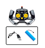 Радіокерований екскаватор Spray Builder з LED-підсвічуванням та парогенерацією для дітей, фото 2