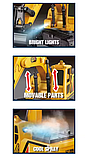 Радіокерований екскаватор Spray Builder з LED-підсвічуванням та парогенерацією для дітей, фото 4