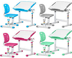 Комплект ергономічна парта трансформер + стілець Evo-кids