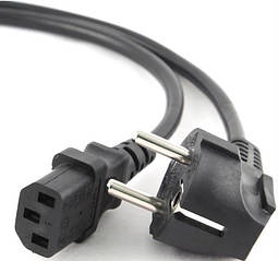 Кабель живлення для комп'ютера 220В 1,8 м 0,75мм2 Atcom (4547)