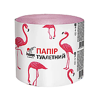 Туалетний папір рожевий з тисненням Альбатрос (24 рулонів)