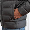 Модні чоловічі куртки зимові великого розміру 50-60 графіт, фото 6