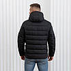Зимові чоловічі пуховики  великого розміру 48-60 чорний, фото 5