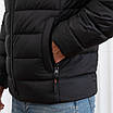 Зимові чоловічі пуховики  великого розміру 48-60 чорний, фото 7