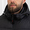 Зимові чоловічі пуховики  великого розміру 48-60 чорний, фото 9