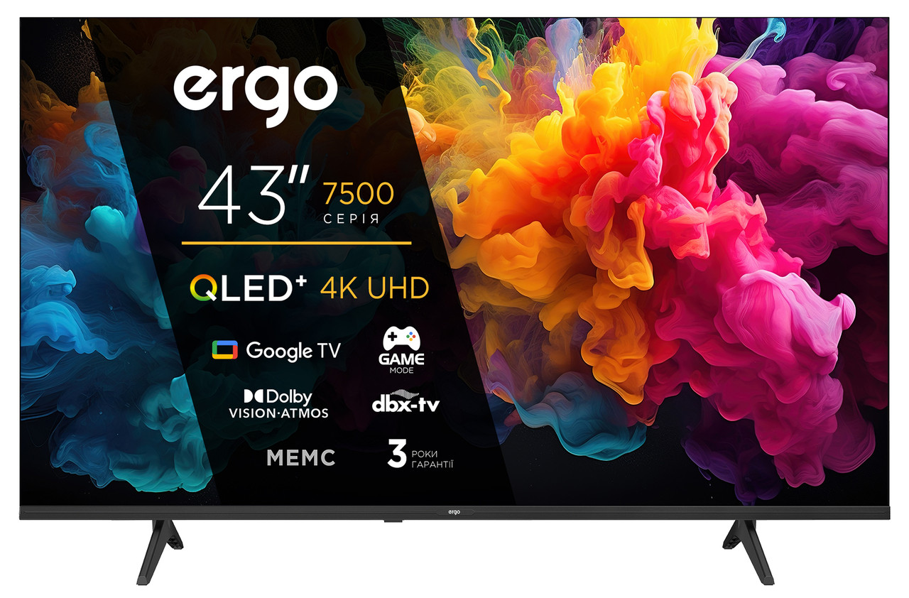 Телевізор ERGO 43JUQ7500, фото 1